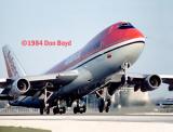 1984 - Avianca Colombia B747 aviation airline stock photo #SA8401