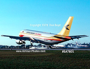 1978 - Aerocondor Colombia A300-B4 (c/n 029) HK-2057 aviation airline stock photo #SA7801
