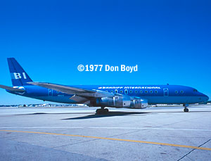 1977 - Braniff DC8-51 N821E aviation stock photo #US7701-7