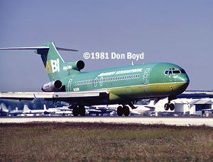 1981 - Braniff B727-227Adv N438BN aviation stock photo #US8114