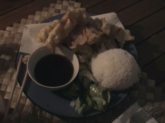 the tempura was ok too