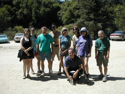 Group shot back at the parking lot