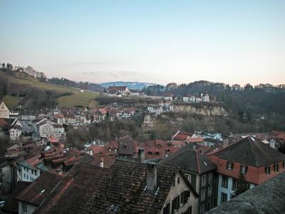 View of Old Fribourg