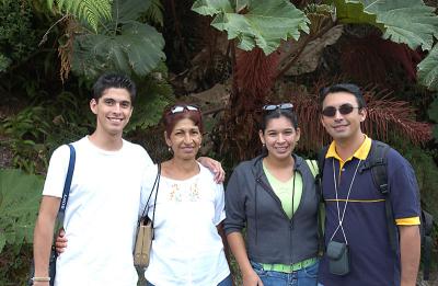 Family at Volcan Poas