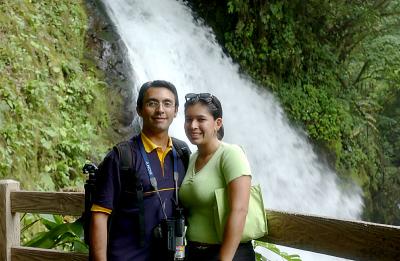 Raul & Laura at La Paz Waterfall Gardens