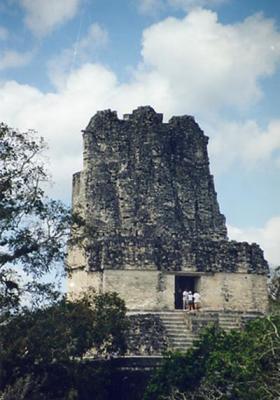 The tallest Temple is 80m's and towers over the jungle