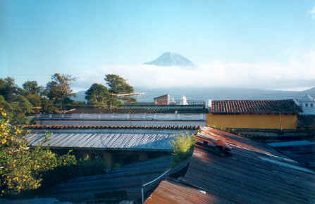 Volcan de Agua from our patio