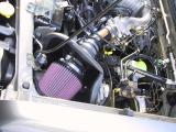 Heat shield and a big ol K &  N filter! old shot