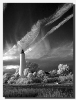 St. Marks Lighthouse in Infrared