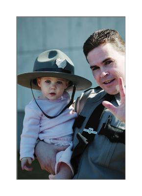 County Policeman and daughter