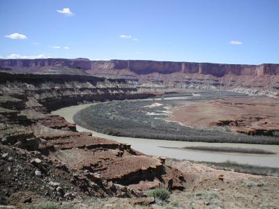 Green River-headed inland from here.