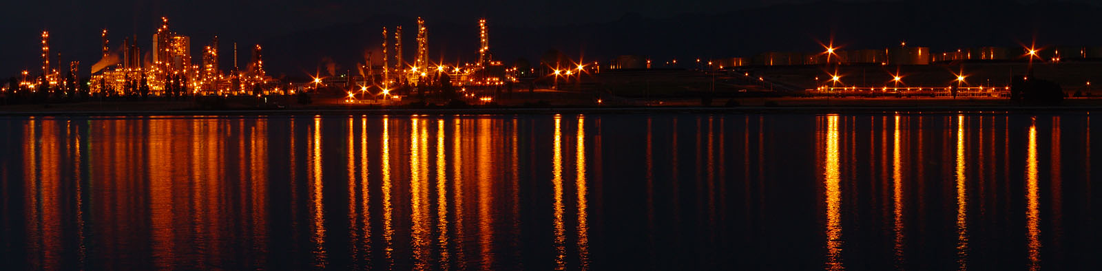Refinery at Night