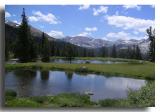 The view west from Tioga Pass