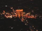 A blurry pic of the Arc de Triomphe, a tiny 70 metres tall.