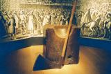 A famous axe and block..... used for beheading loads of people. Owww.