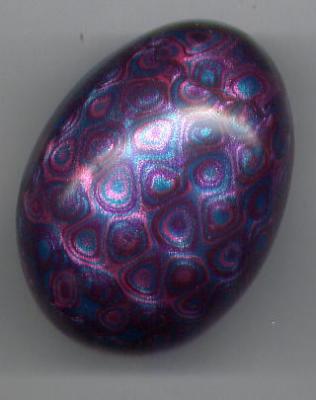 Purple egg rattle