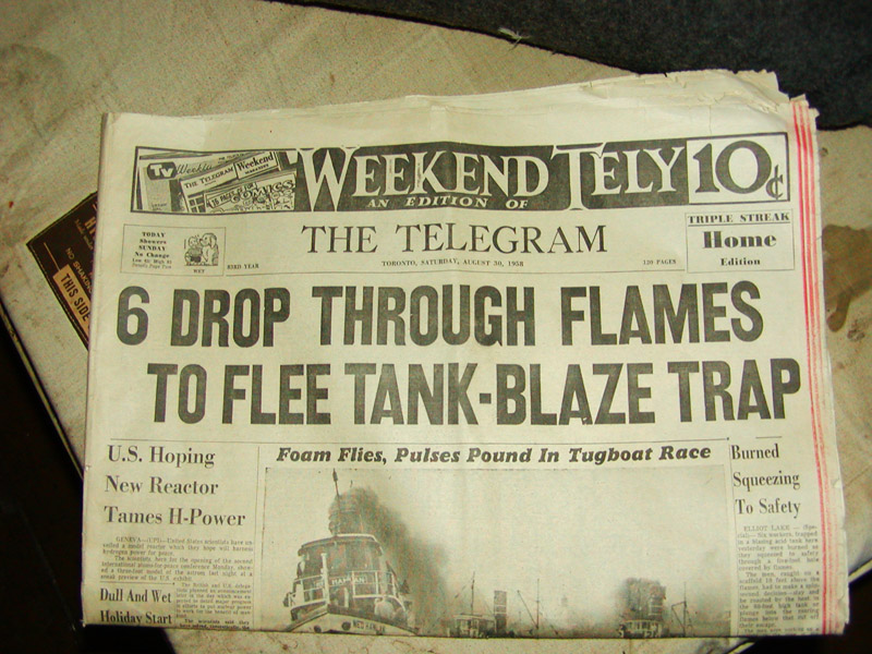 Aug 30, 1958 The Telegram, a Canadian newspaper