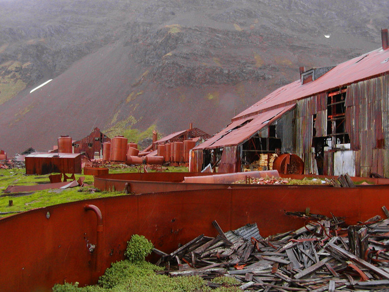 Abandoned buildings at Stromness