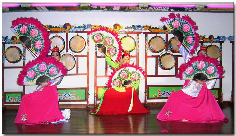 Korean folk dancing