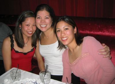 Alison, Lis, and Deb