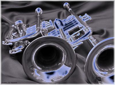 Trumpet Duet cool blue