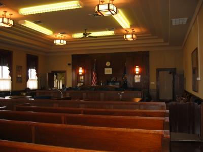 Fountain courtroom