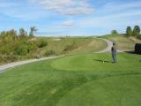 The nerve wracking elevated par 4, 6th hole