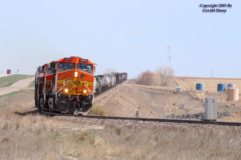 BNSF 5403 West At RASCAR