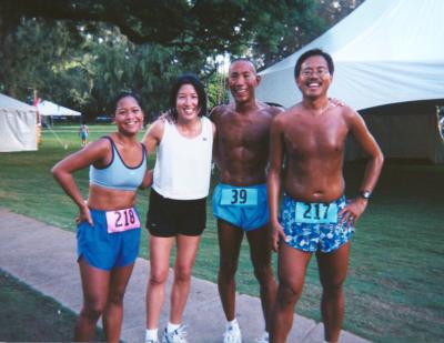 2000 - Kelly, Kari, Glenn & Val - Kapiolani Park