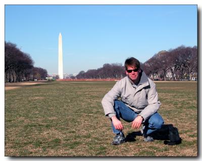 self portrait @ the washington monument