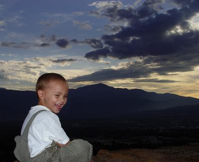 Jonah Pikes Peak Sunset