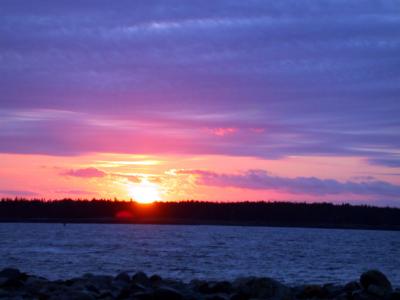 Acadia SW Harbor Sunrise 