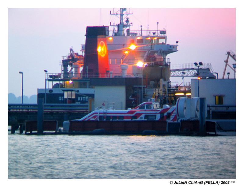 Closeup on hovercraft with kenko lens