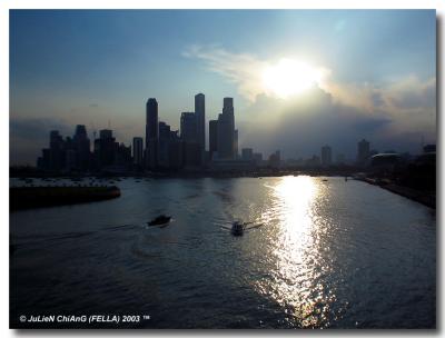 Setting Sun (from the Benjamin Sheares Bridge)