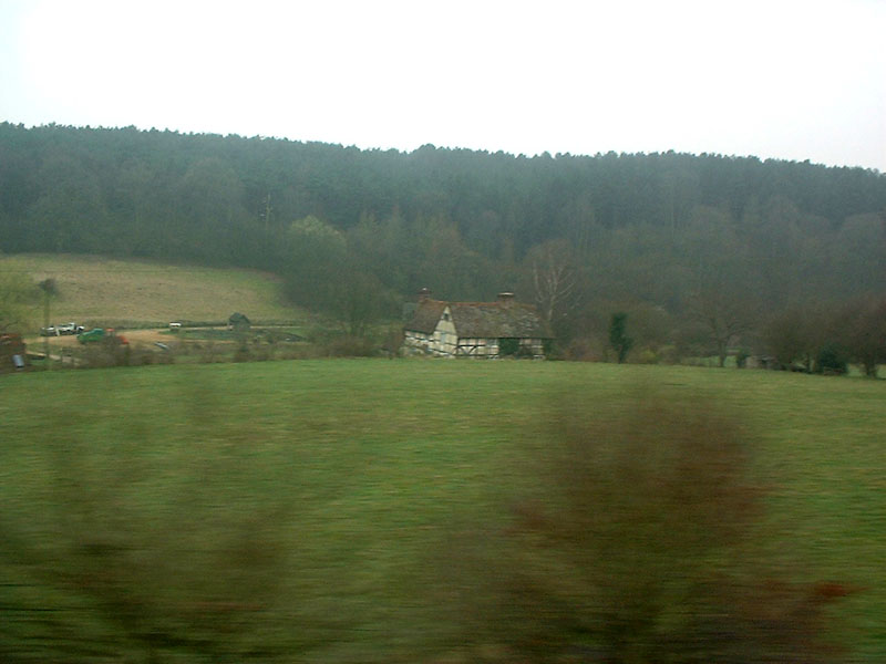 fish farm from the train