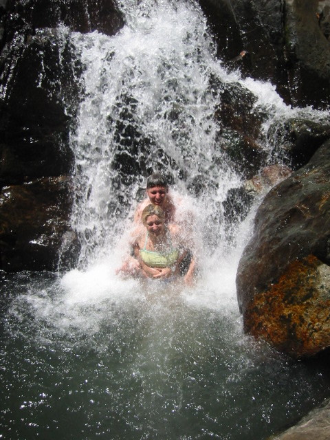Madi and DTM in the water fall