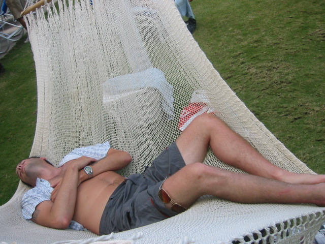 ...and correct hammock orientation
