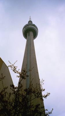 Here's the CN Tower, it is the worlds tallest free standing structure.