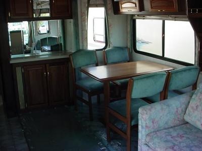 inside a nice RV