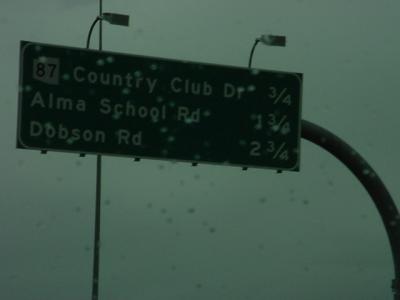 overhead highway <br>sign westbound 202
