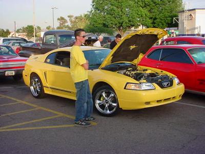 yellow Mustang