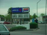 gas gasoline prices Arizona March 2003