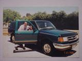 Jeff and Tammy in the 1996 Ford ranger