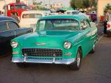 green 55 Chevy