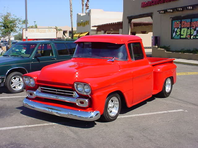 beautiful red custom <br> truck what year is this ?<br> is this also a 1957 ?