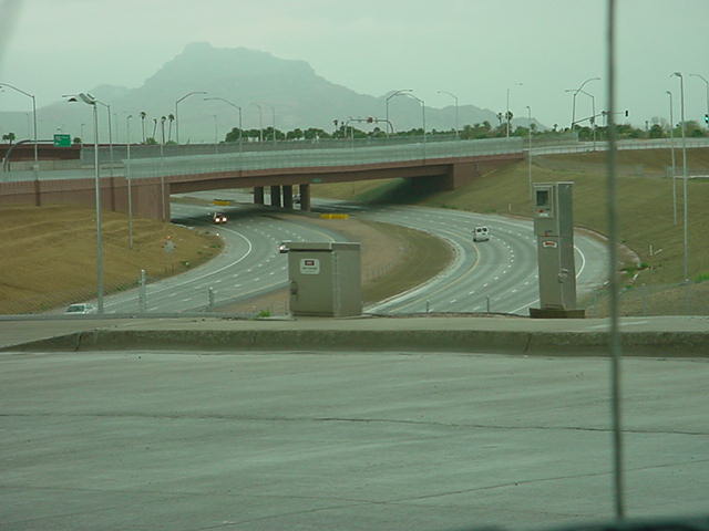 highway 202 from Gilbert road during construction