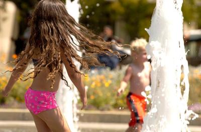 Fun with the fountain