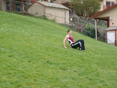 Tumbling down the hill...