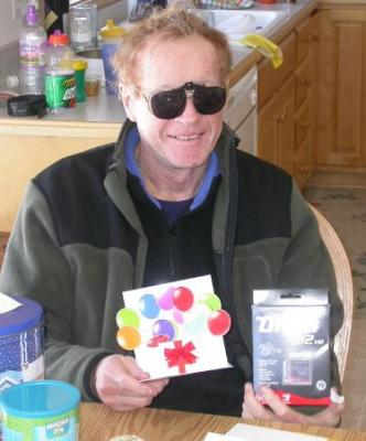 Jerry with presents