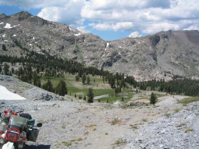 Forestdale Divide, along Blue Lakes Road, south of Carson Pass.